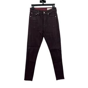 Rag & Bone jeans Nina High rise skinny coated plum size 26